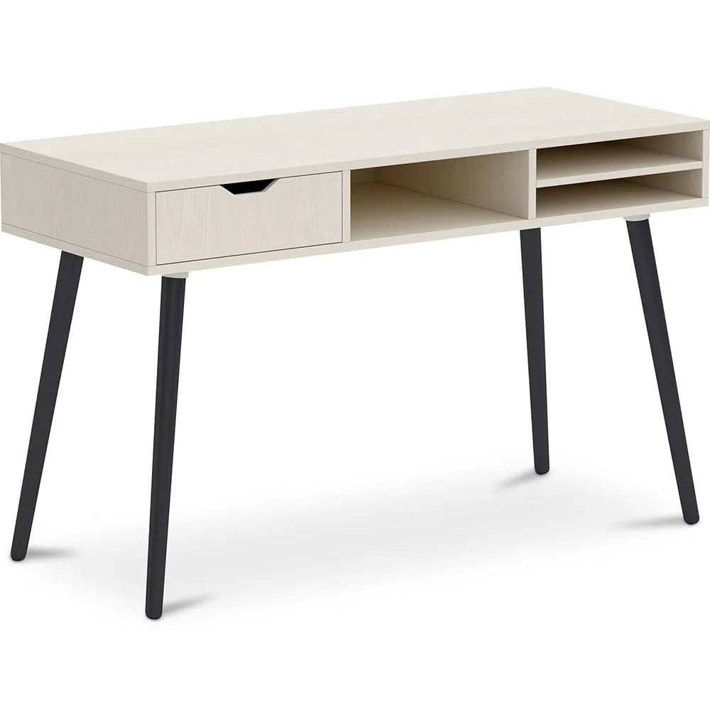 Escritorio de Madera con cajón - Diseño Escandinavo - Beckett image 8