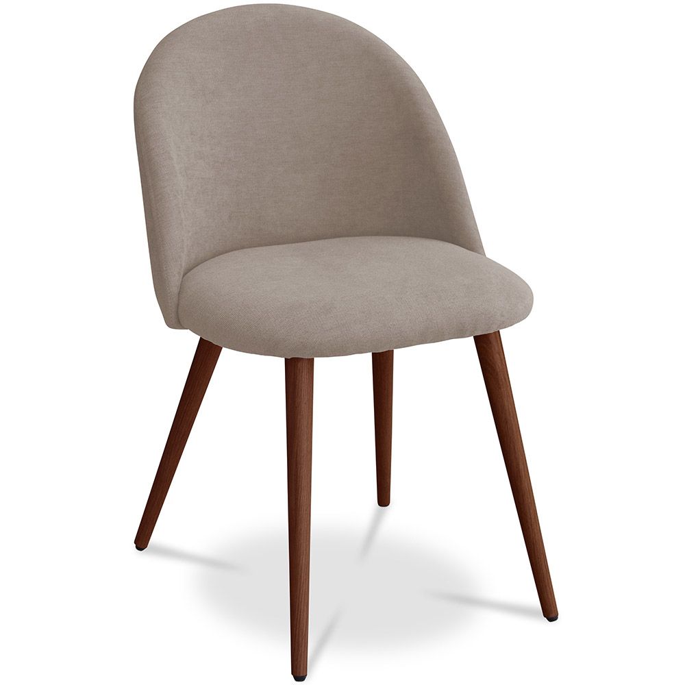 Silla de Comedor - Tapizada en Tela - Estilo Escandinavo - Evelyne image 8