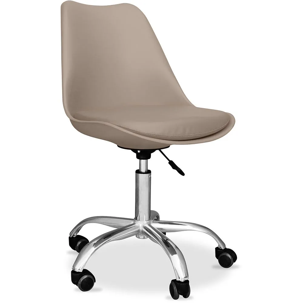 Silla de Oficina con Ruedas - Silla de Escritorio Giratoria  - Tulip image 8