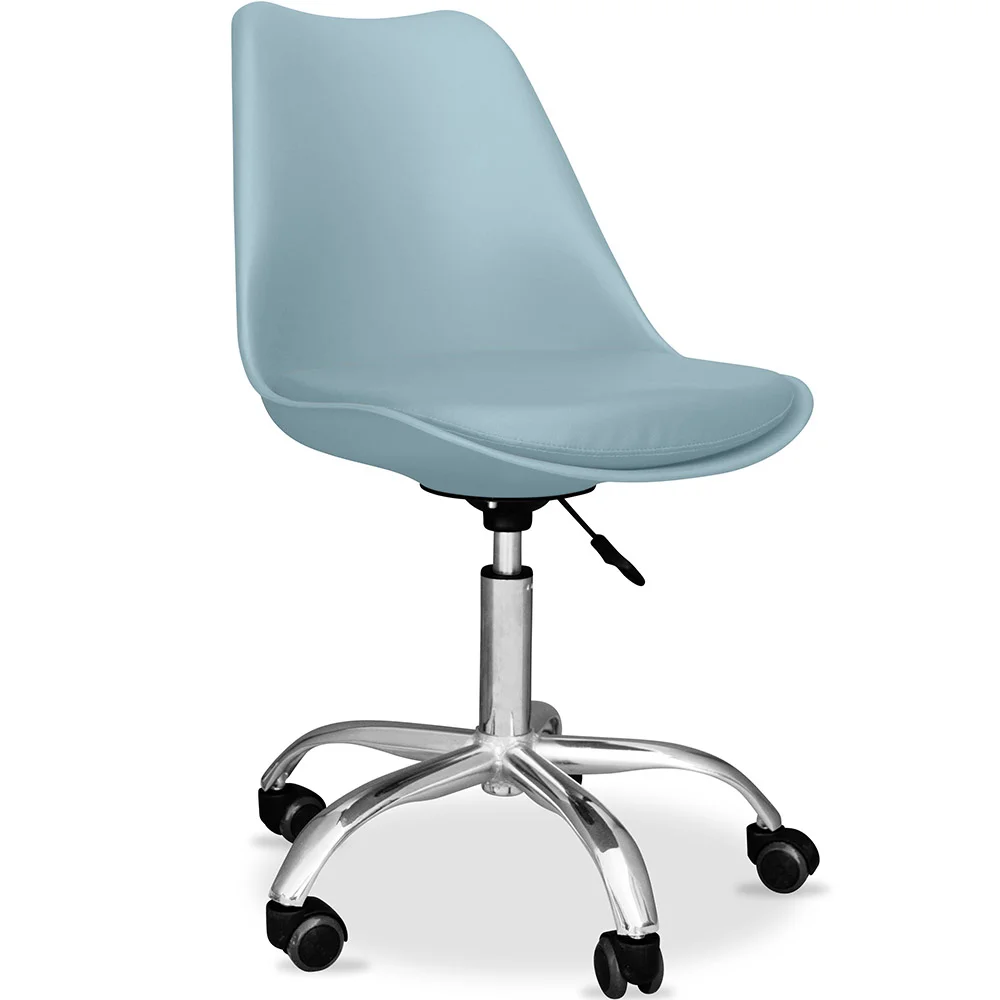 Silla de Oficina con Ruedas - Silla de Escritorio Giratoria  - Tulip image 8
