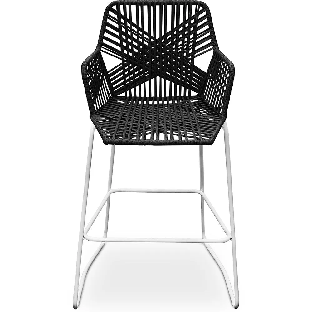 Taburete de Diseño Boho Bali de Ratán - 75cm - Tale image 8