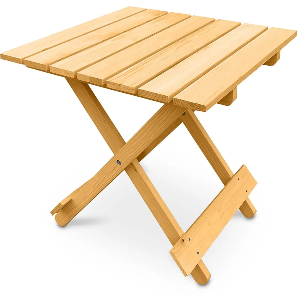 Mesa de jardín - Mesa de Madera Auxiliar Adirondack - Alana image 8
