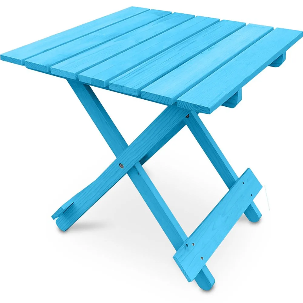 Mesa de jardín - Mesa de Madera Auxiliar Adirondack - Alana image 8