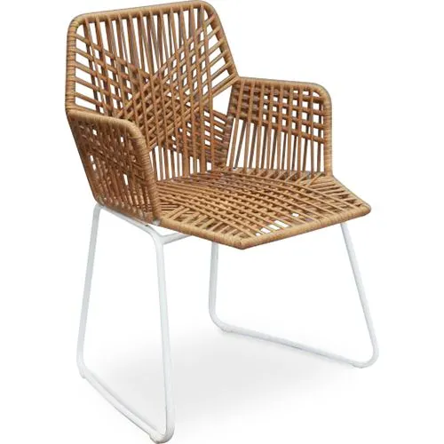 Silla de Comedor de Ratán - Silla de Jardín Diseño Boho Bali - Tale image 8