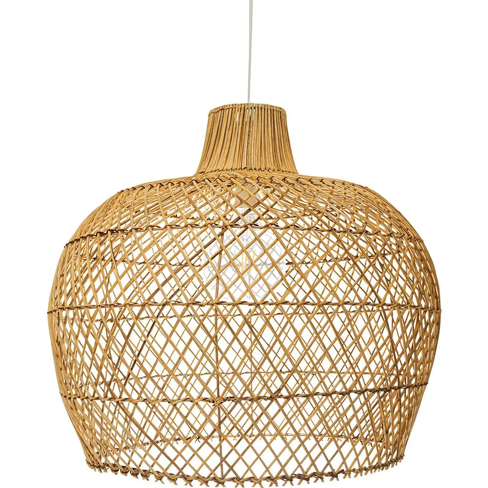 Lámpara de Techo de Ratán  - Lámpara Colgante Diseño Boho Bali - Mai image 8