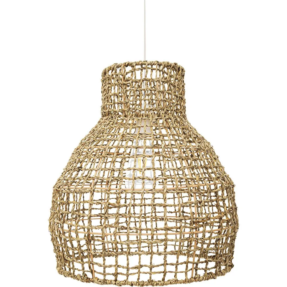 Lámpara de Techo de Ratán- Lámpara Colgante Diseño Boho Bali - Lan image 8