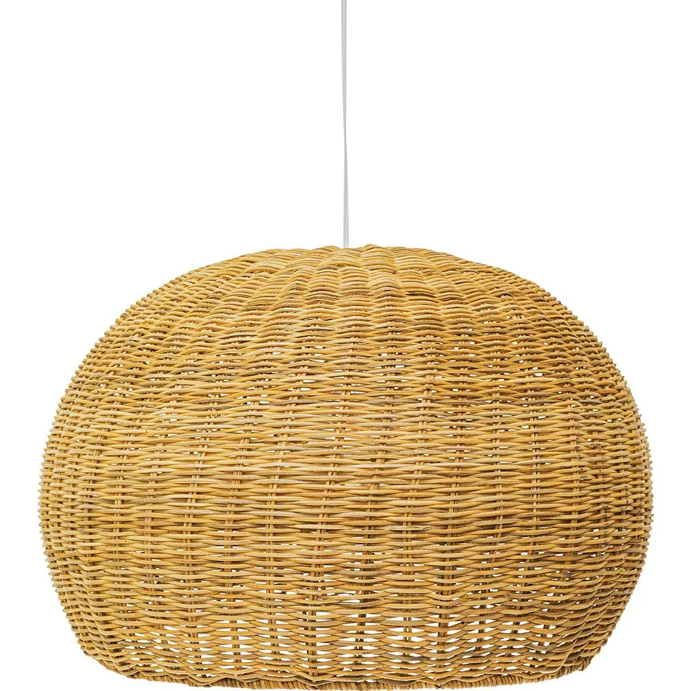 Lámpara de Techo de Ratán - Lámpara Colgante Diseño Boho Bali - Kim image 8