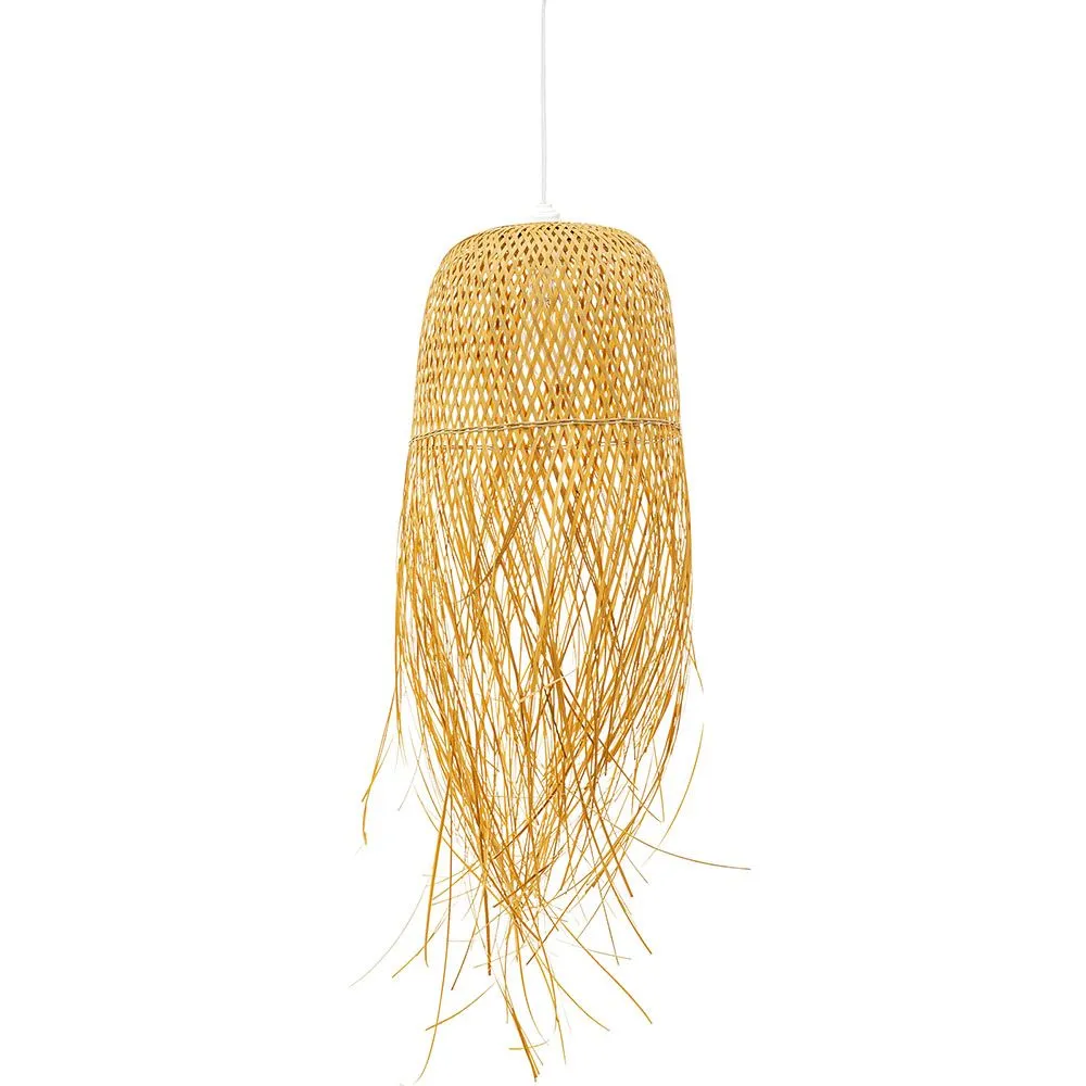 Lámpara de Techo de  Bambú - Lámpara Colgante Diseño Boho Bali - Thow image 8