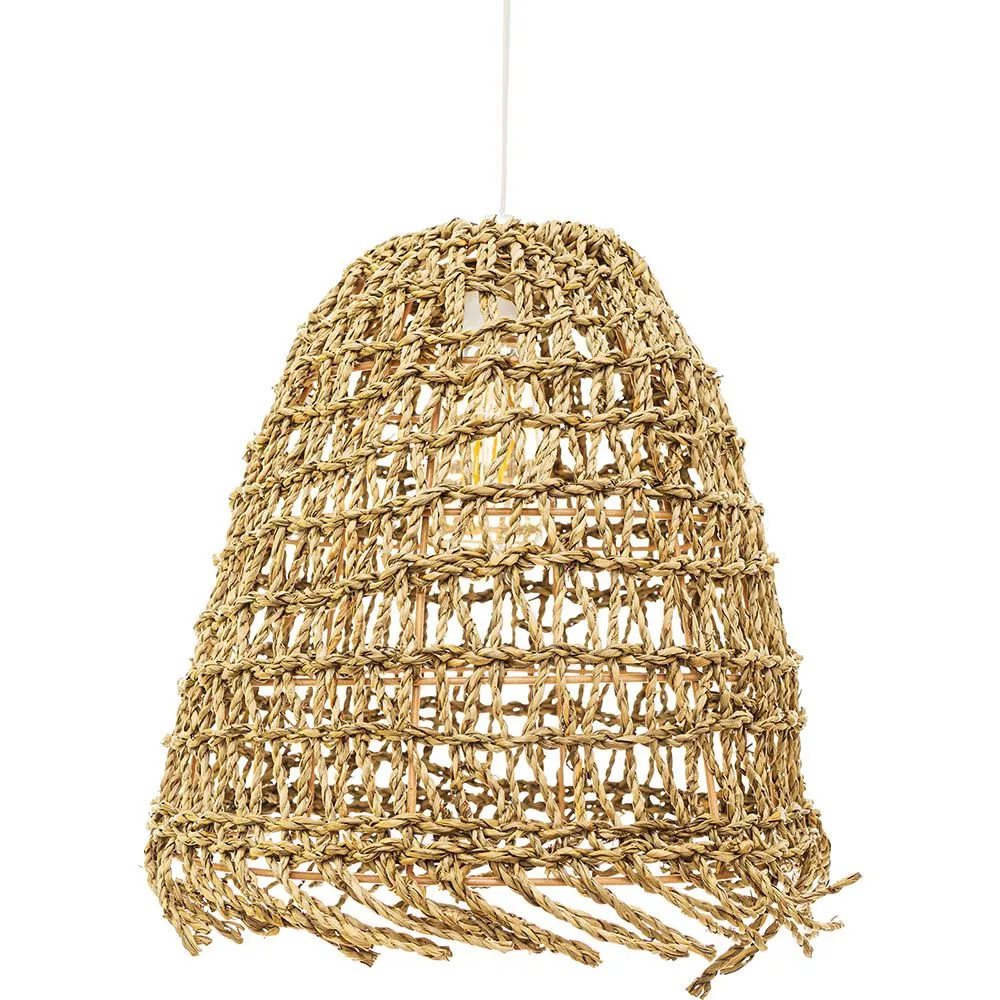 Lámpara de Techo de Ratán - Lámpara Colgante Diseño Boho Bali - Linei image 8