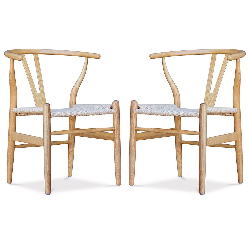 Pack de 2 Sillas de Comedor de Madera - Estilo Escandinavo - Wish image 8