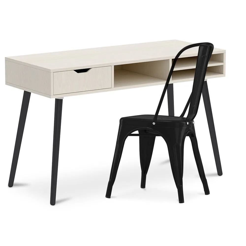 Escritorio de Madera - Diseño Escandinavo - Beckett + Silla de Comedor - Stylix image 8