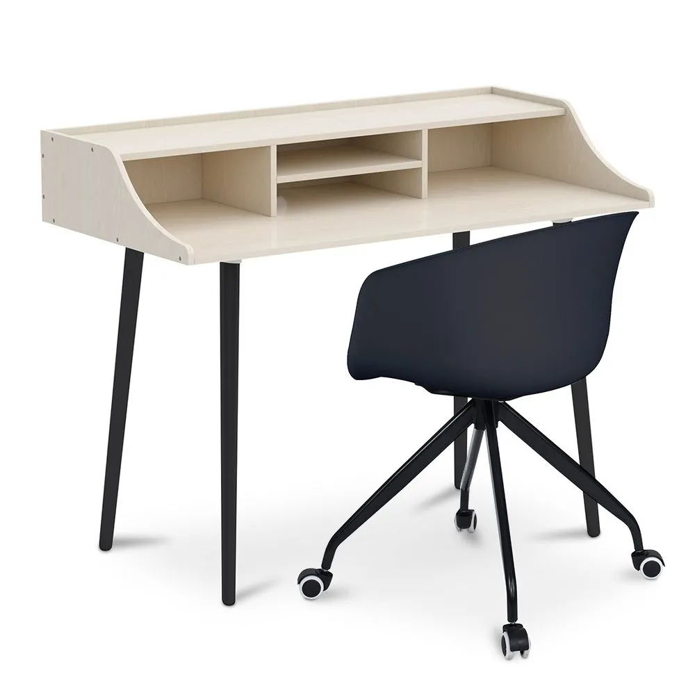 Escritorio de Madera - Diseño Escandinavo -Torkel + Silla de Escritorio de Diseño - Joan image 8