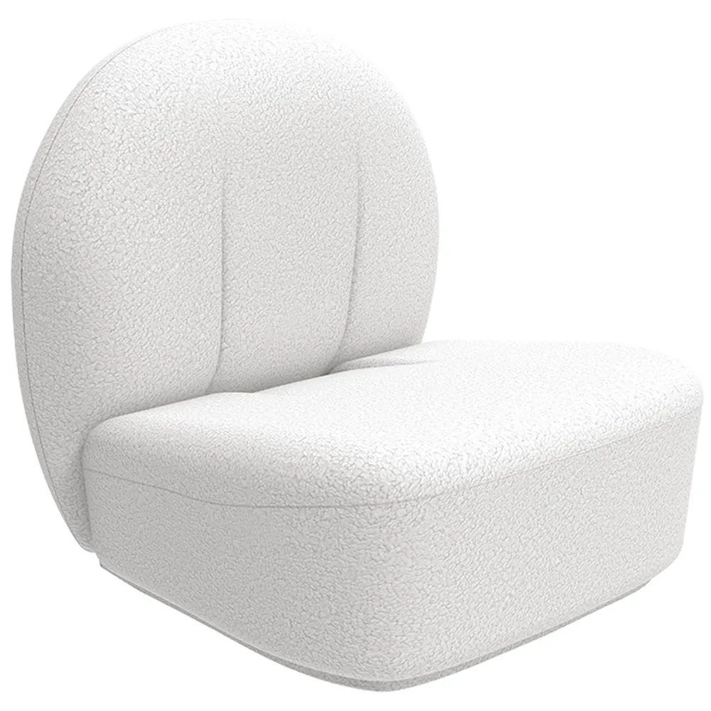 Sillón de Diseño - Tapizado en Tela Bouclé- Loraine image 8