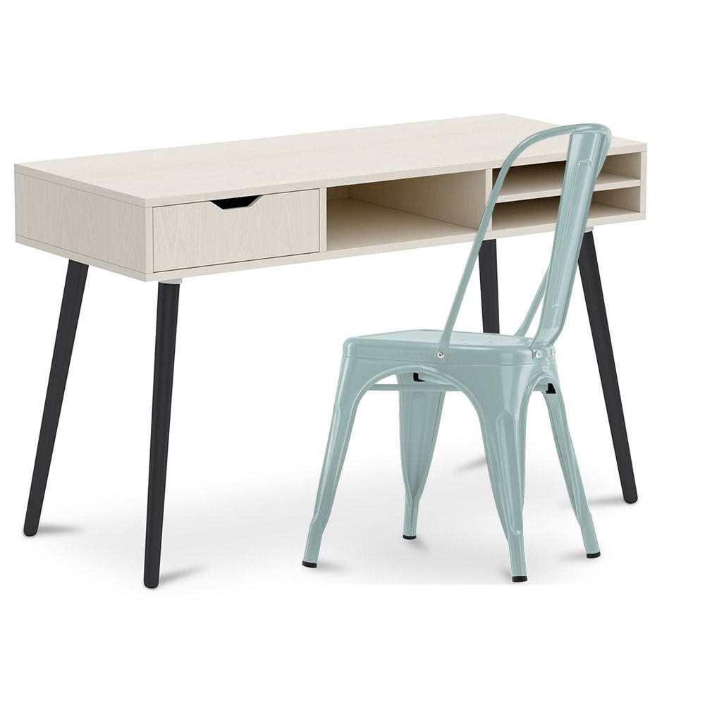 Escritorio de Madera - Diseño Escandinavo - Beckett + Silla de Comedor - Stylix image 8