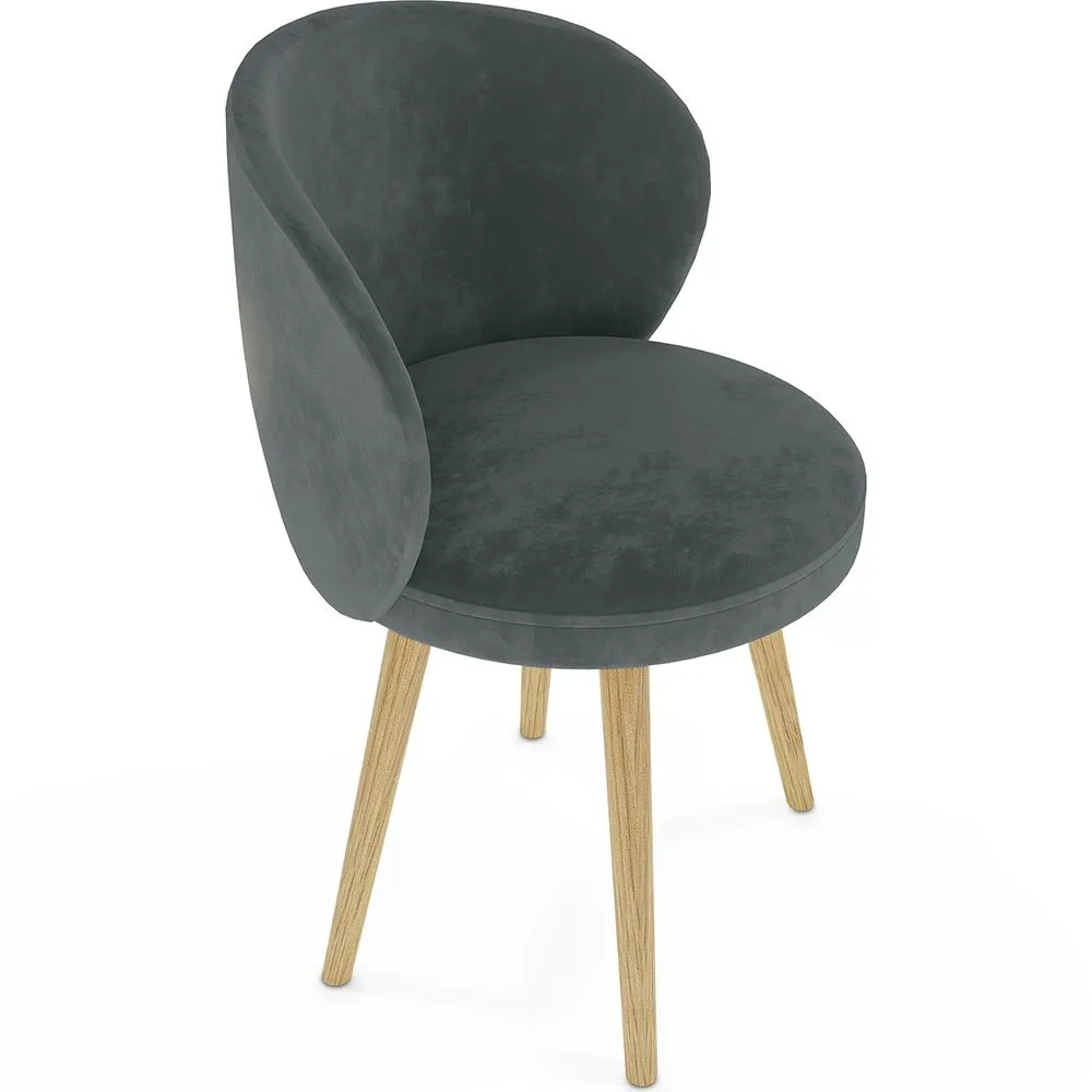 Sillón de Diseño - Tapizado en Terciopelo - Yuna image 8