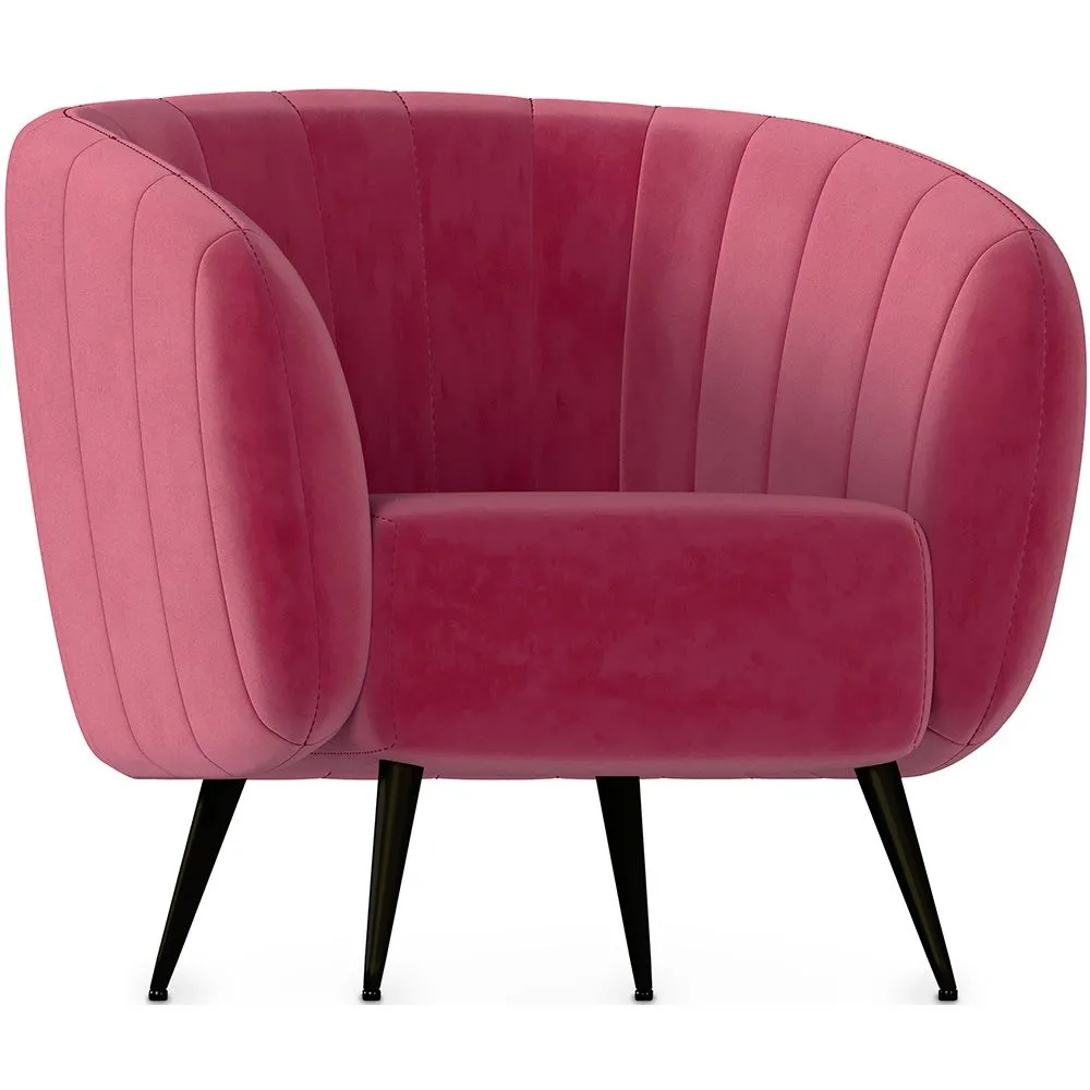 Sillón con Reposabrazos - Tapizado en Terciopelo - Nuba image 8