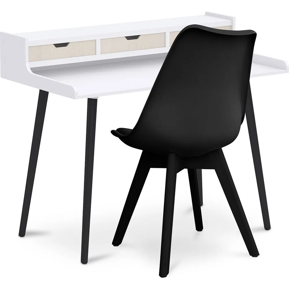 Pack Escritorio de Madera - Diseño Escandinavo -Thora y Silla de Comedor - Diseño Escandinavo - Denisse  image 8