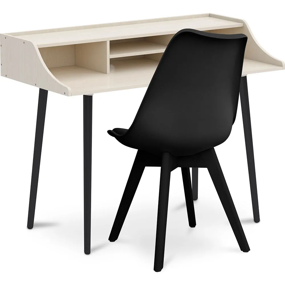 Pack Escritorio de Madera - Diseño Escandinavo -Torkel + Silla de Comedor - Diseño Escandinavo - Denisse  image 8