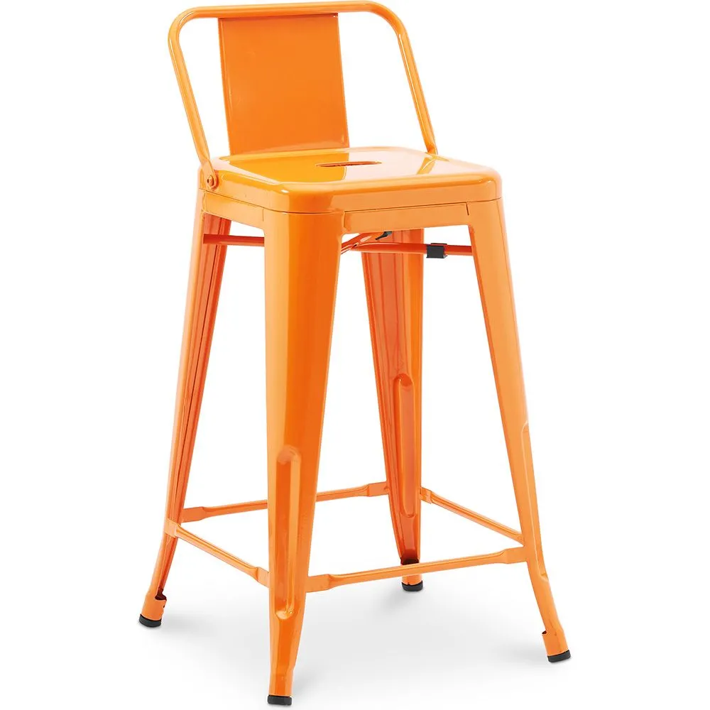 Taburete de Bar con Respaldo - Diseño Industrial - 60cm - New Edition - Stylix  image 8