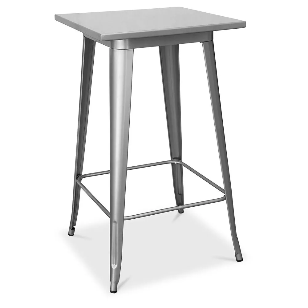 Mesa Taburete Cuadrada - Diseño Industrial - 100 cm - Galla image 8