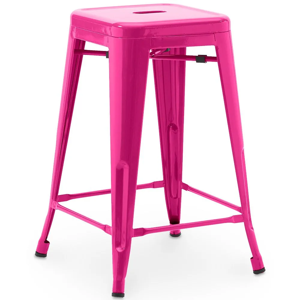 Taburete de Bar -  Diseño Industrial - 60cm - New Edition - Stylix image 8