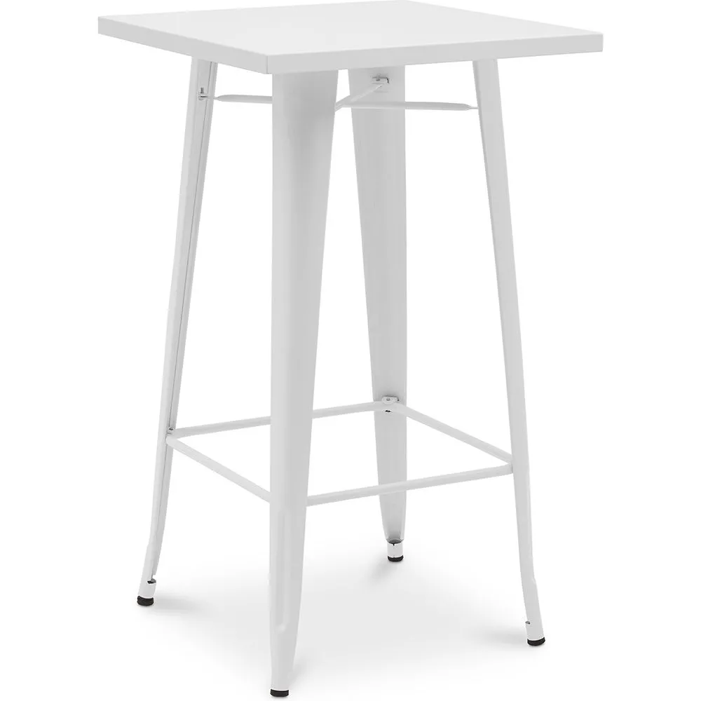 Mesa Taburete Cuadrada - Diseño Industrial - 100 cm - Galla image 8