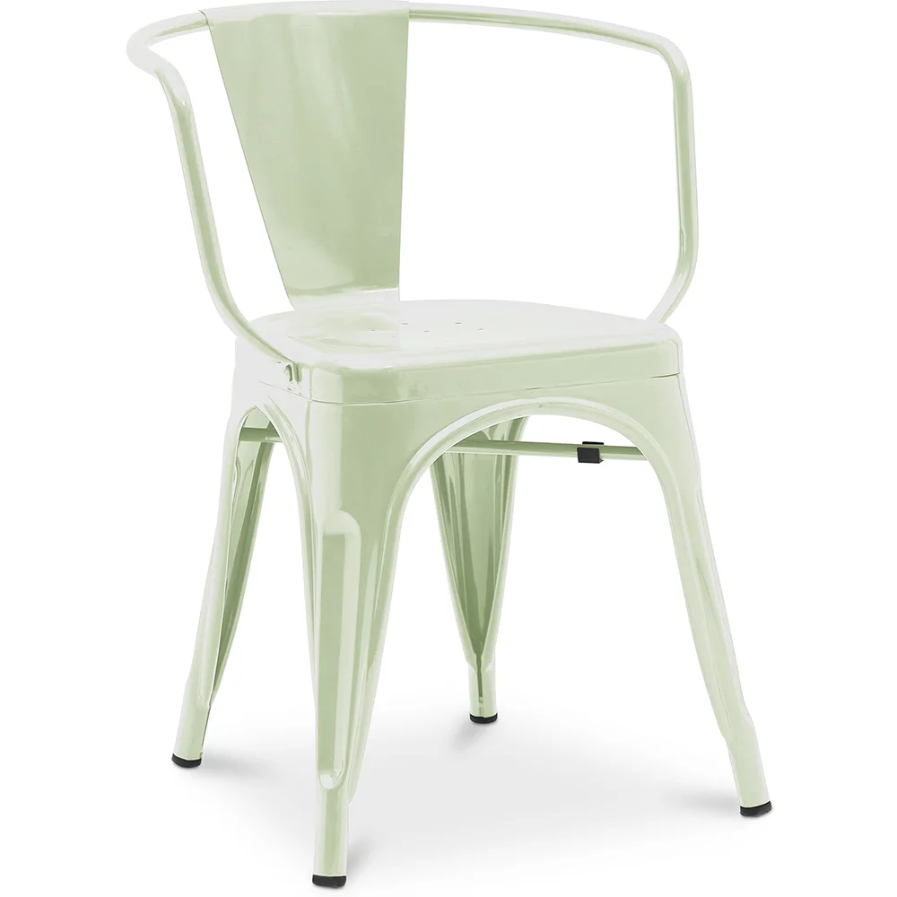 Silla de Comedor con Reposabrazos -  Diseño Industrial - Acero - New Edition- Stylix image 8