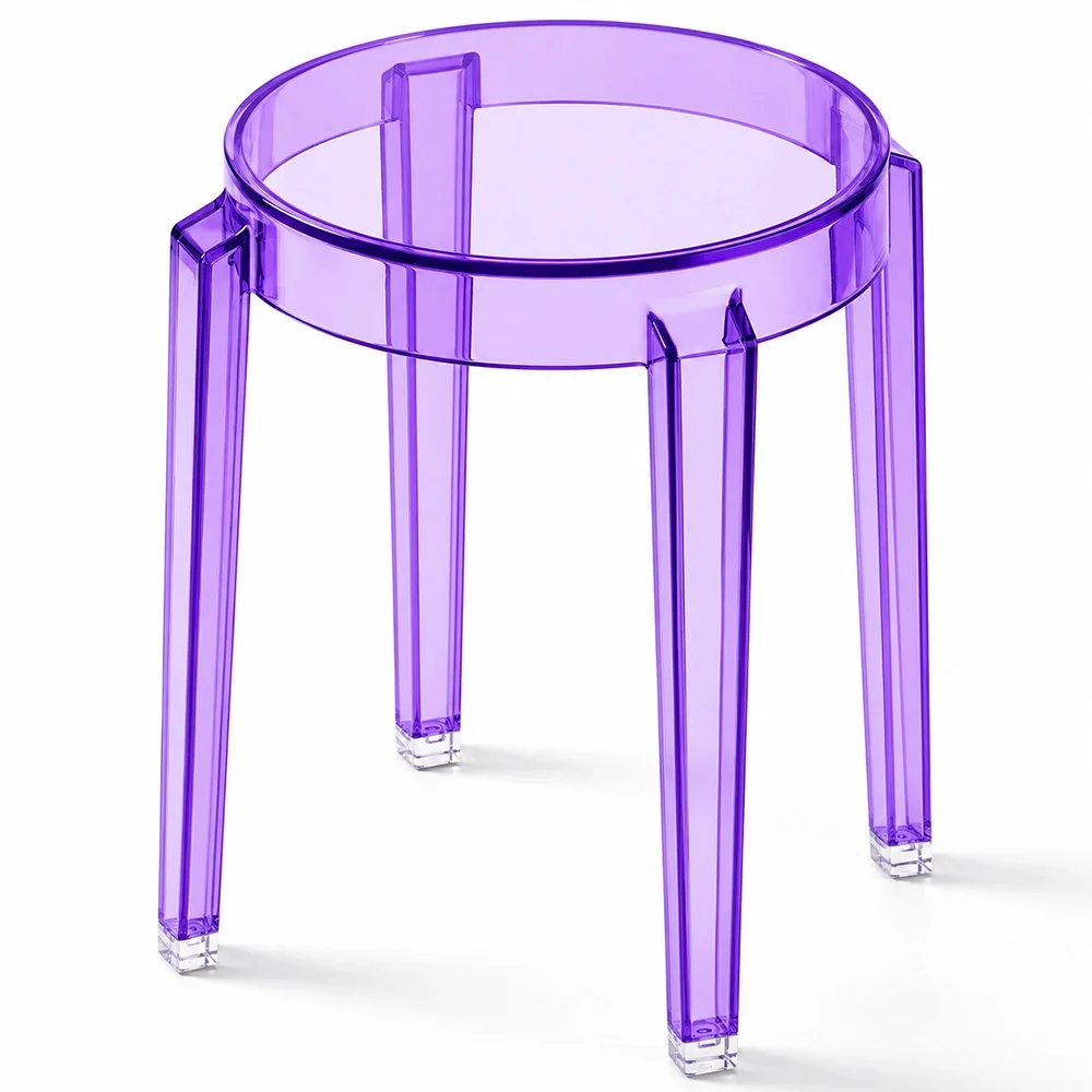 Taburete bajo Transparente - 47cm -  Arthur image 8