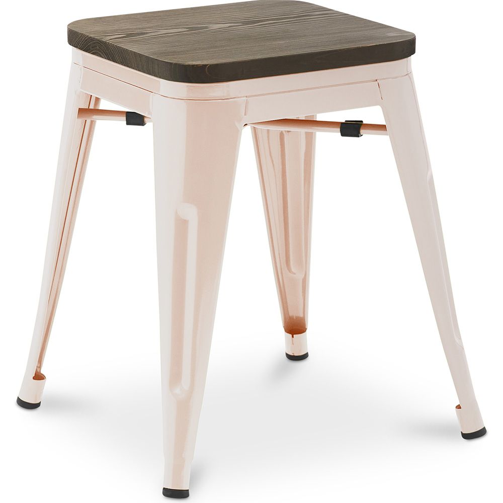 Taburete Diseño Industrial - Madera y Acero - 45cm - New Edition - Stylix  image 8
