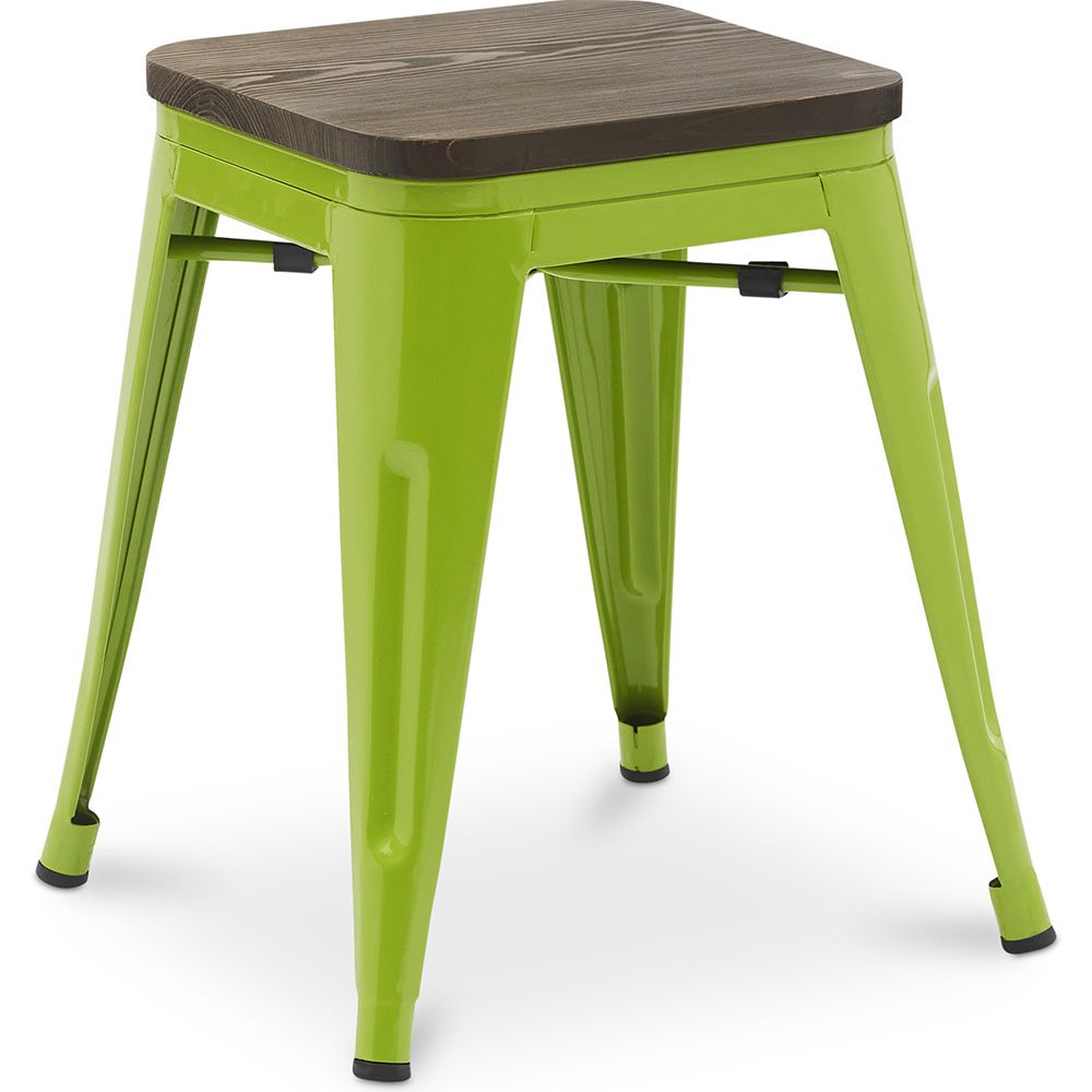 Taburete Diseño Industrial - Madera y Acero - 45cm - New Edition - Stylix  image 8