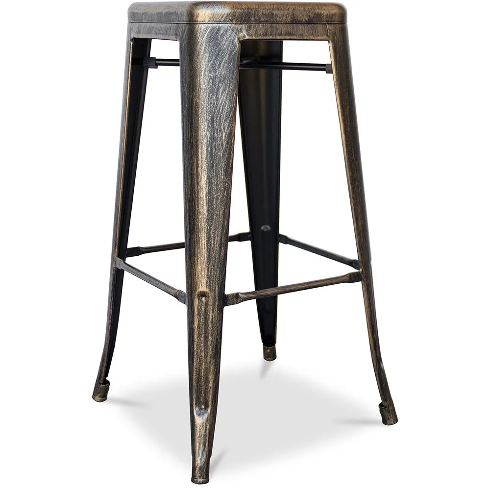 Taburete de Bar – Estilo Industrial – Acero – 76 cm – Stylix image 8