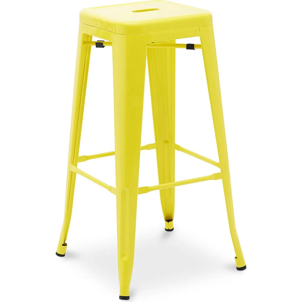 Taburete de Bar – Estilo Industrial – Acero – 76 cm – Stylix image 8