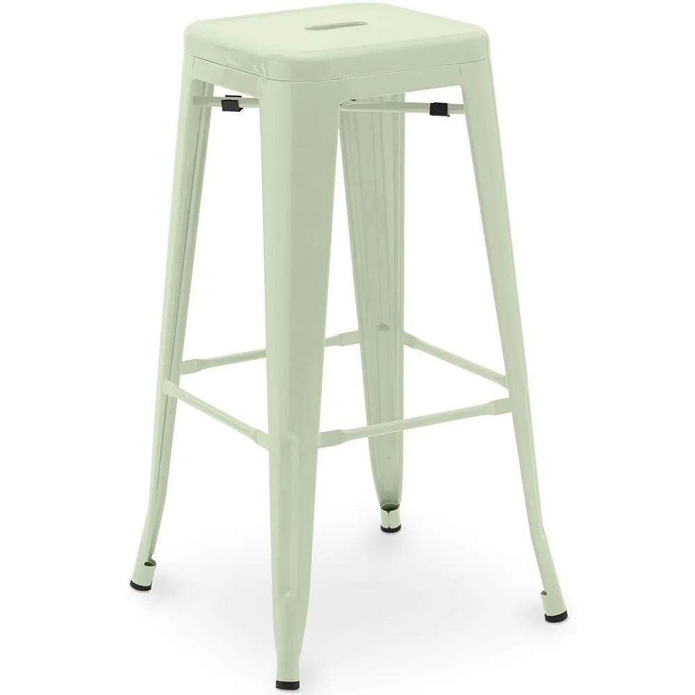 Taburete de Bar – Estilo Industrial – Acero – 76 cm – Stylix image 8