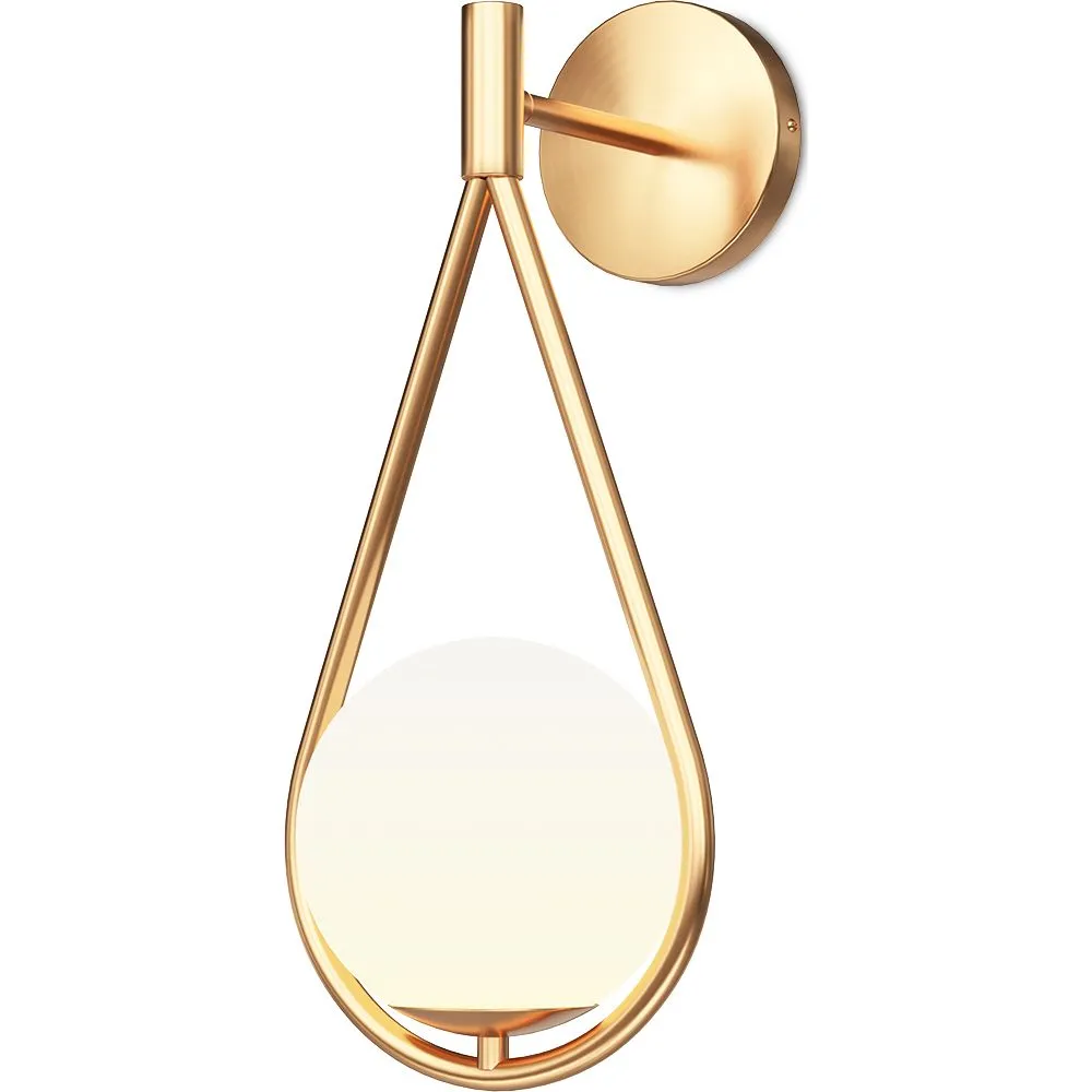 Lámpara Aplique de Pared Dorado - Globo - Tear  image 8