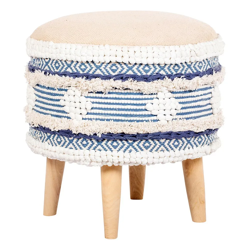 Taburete Puff Redondo - Estilo Boho Bali  - Josephine  image 8