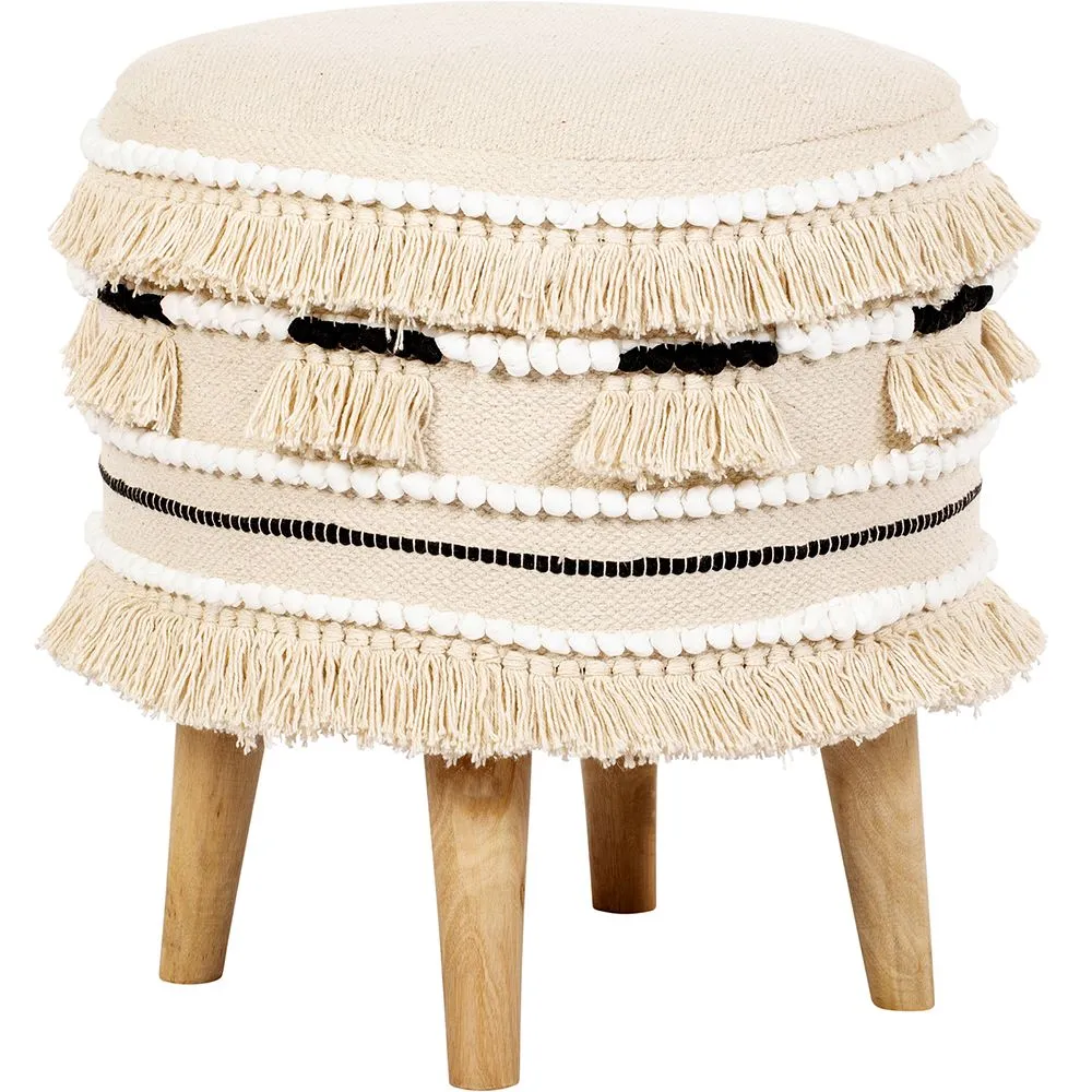 Taburete Puff Redondo - Estilo Boho Bali - Juliet  image 8