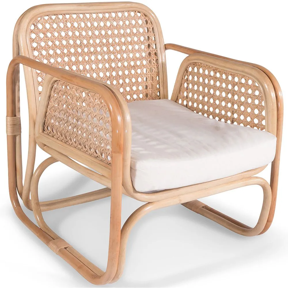 Silla de Salón de Ratán - Silla de Diseño Boho Bali - Qawa image 8