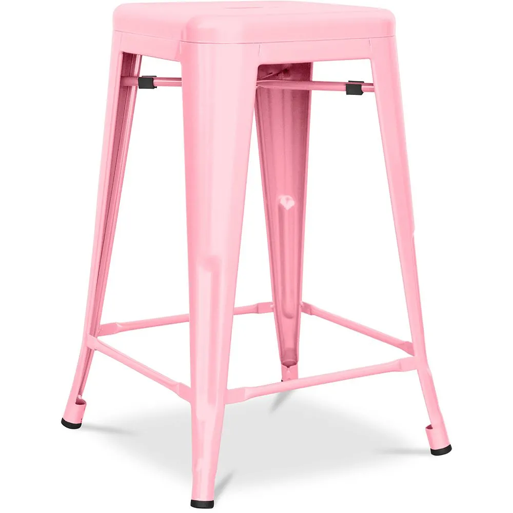 Taburete de Bar - Diseño Industrial - Acero Mate - 60cm - Nueva edición - Stylix  image 8