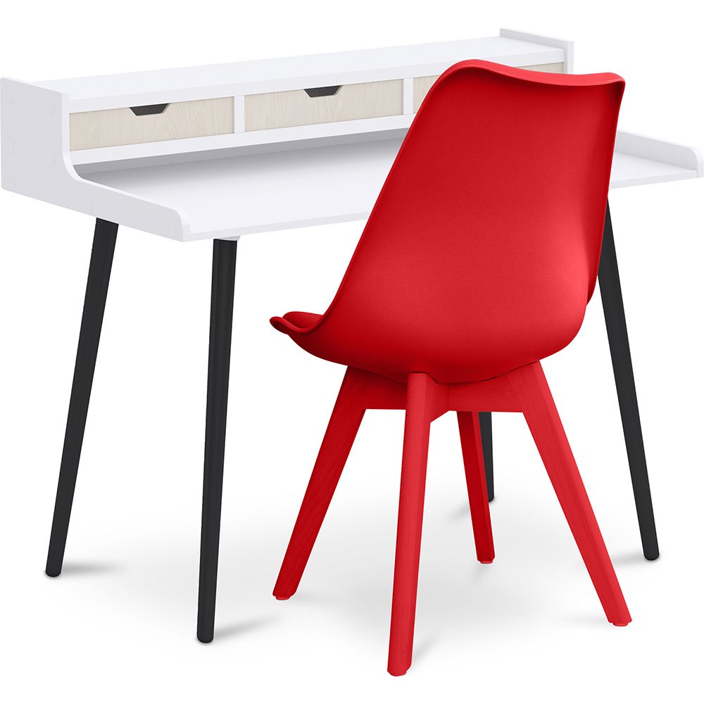 Pack Escritorio de Madera - Diseño Escandinavo -Thora y Silla de Comedor - Diseño Escandinavo - Denisse  image 8