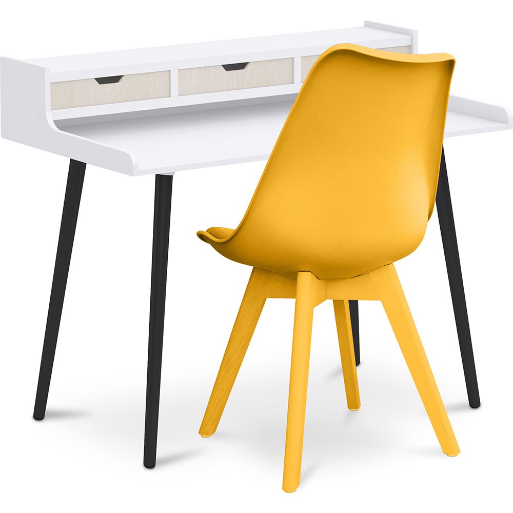 Pack Escritorio de Madera - Diseño Escandinavo -Thora y Silla de Comedor - Diseño Escandinavo - Denisse  image 8
