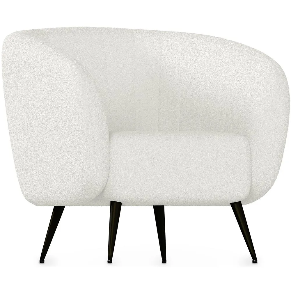 Sillón con Reposabrazos - Tapizado en Tela Bouclé - Nuba  image 8