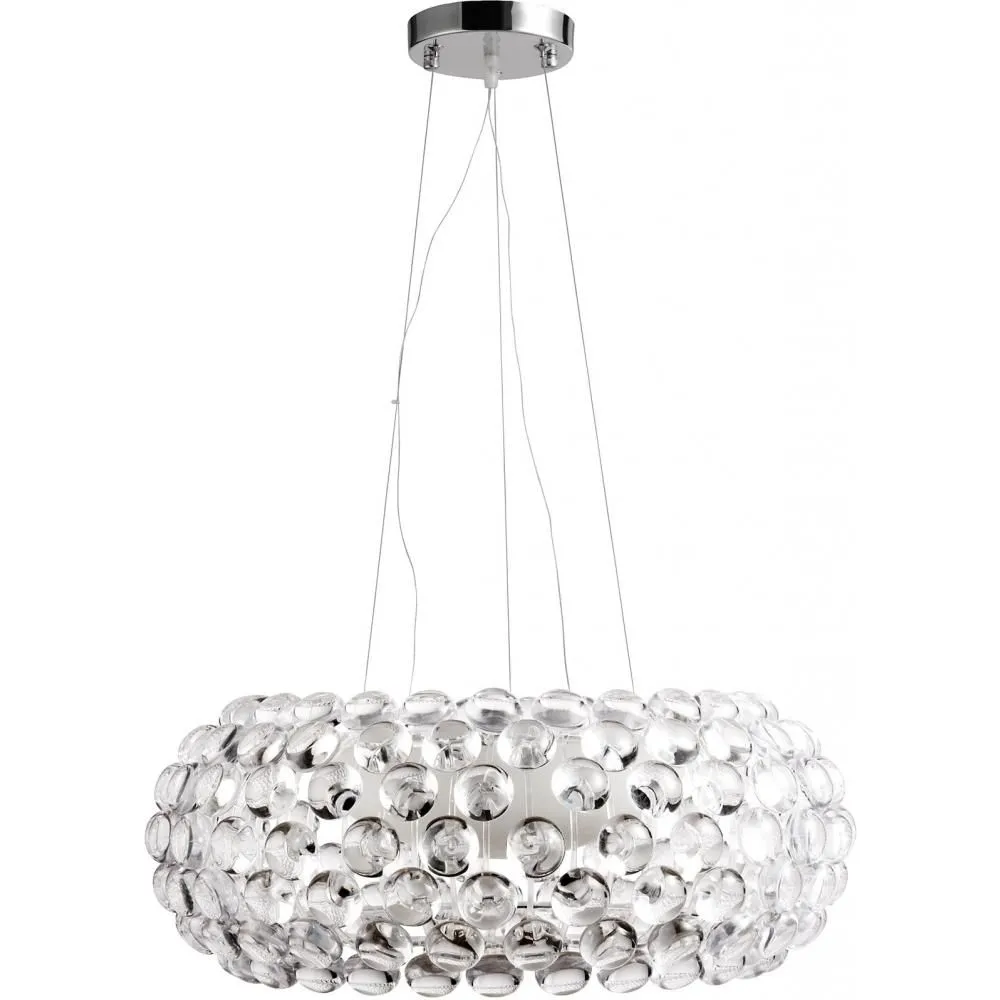 Lámpara de Techo - Lámpara Colgante Bolas de Cristal - 50cm - Savoni  image 8