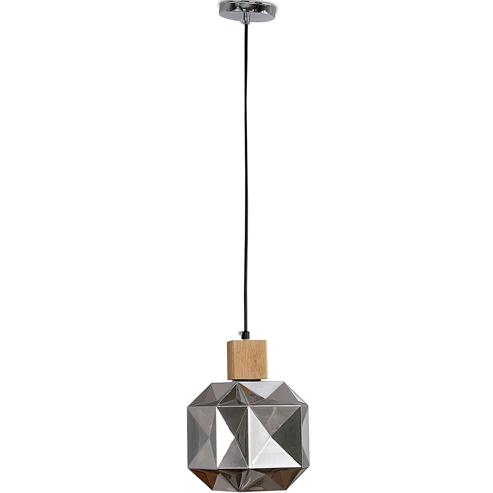 Lámpara de Techo de Madera y Cristal - Lámpara Colgante de Diseño - Bumba image 8