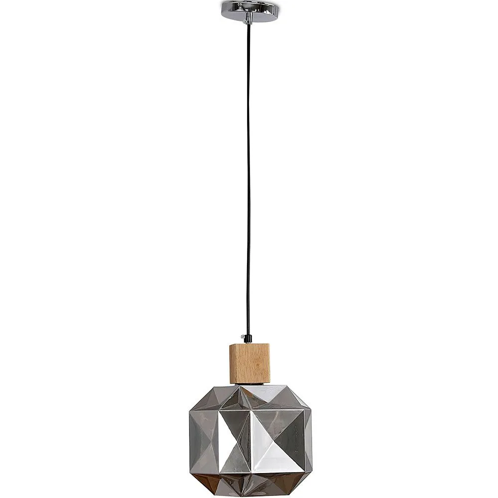 Lámpara de Techo de Madera y Cristal - Lámpara Colgante de Diseño - Bumba image 8