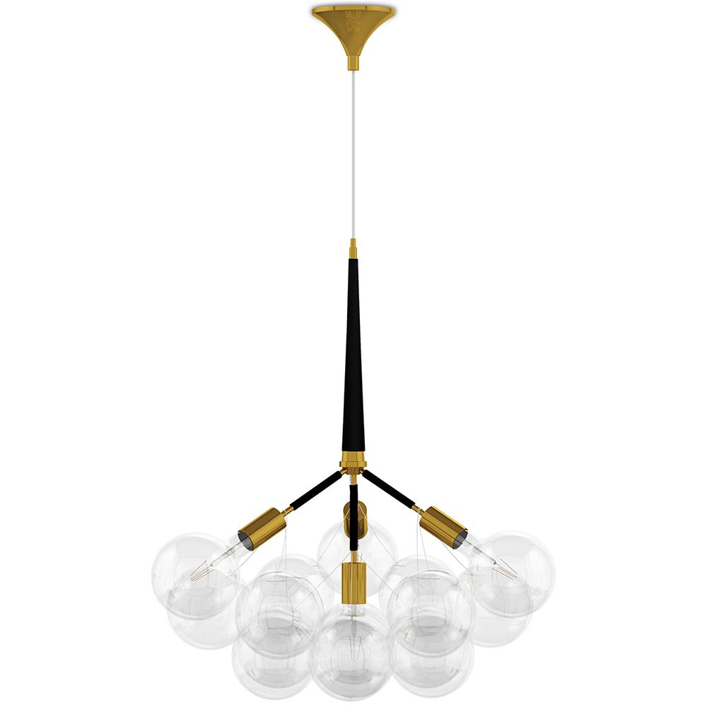 Lámpara de Techo Bolas de Cristal - Lámpara Colgante de Diseño - 12 Globos - Glaub image 8