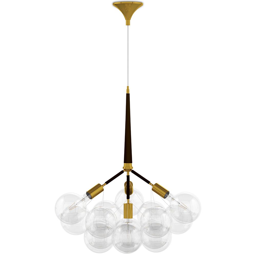Lámpara de Techo Bolas de Cristal - Lámpara Colgante de Diseño - 12 Globos - Glaub image 8