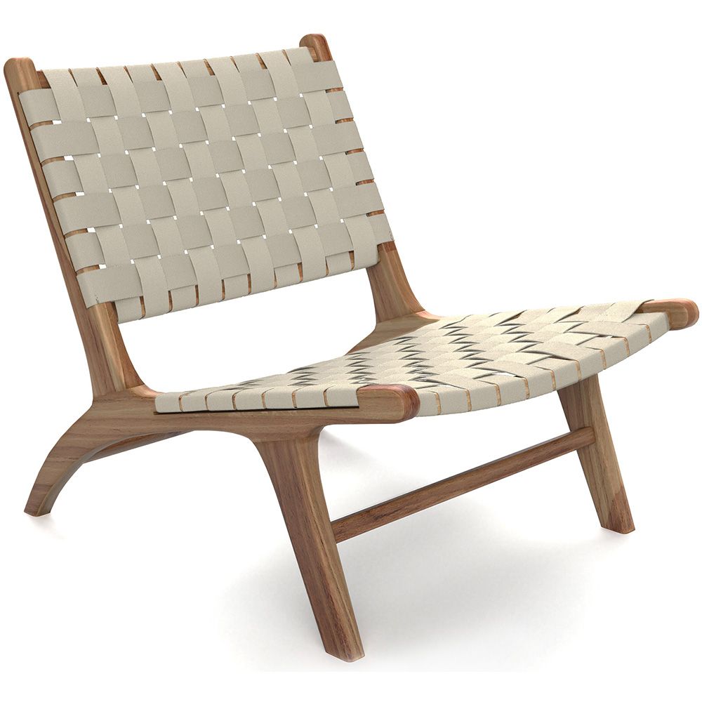 Sillón de Salón - Sillón de Diseño Artesanal Boho Bali - Madera y cuerda - Recia image 8