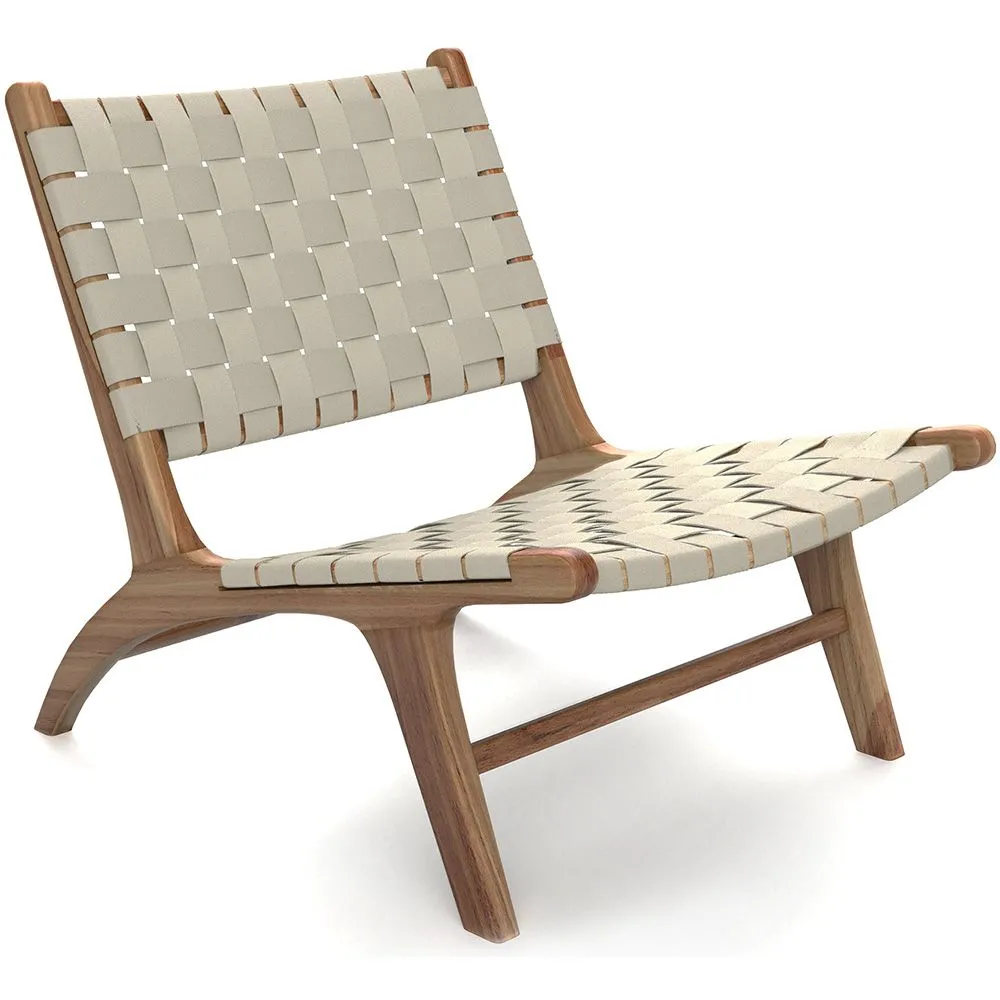 Sillón de Salón - Sillón de Diseño Artesanal Boho Bali - Madera y cuerda - Recia image 8