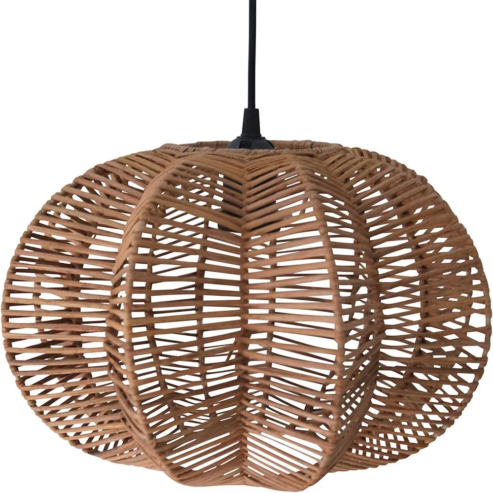 Lámpara  de Techo de Ratán - Lámpara Colgante Diseño Boho Bali - Pya image 8
