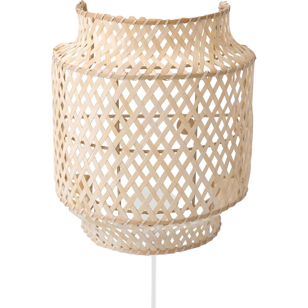 Lámpara Aplique de Pared - Diseño Boho Bali Bambú - Hya image 8